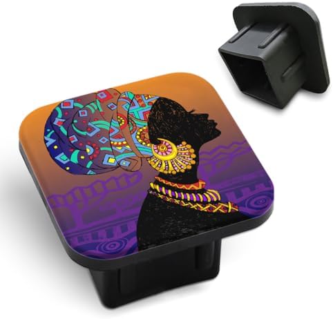 African Woman 2 Receiver Hitch Cover Beautiful Girl by Unknown