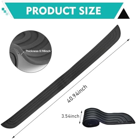 Car Rear Bumper Protector, Resistant Trunk Door Entry Guards, Anti Slip Auto - Image 2