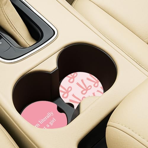 Ceramic Car Coasters – Absorbent Car Cup Holder Coaster Set - Image 5