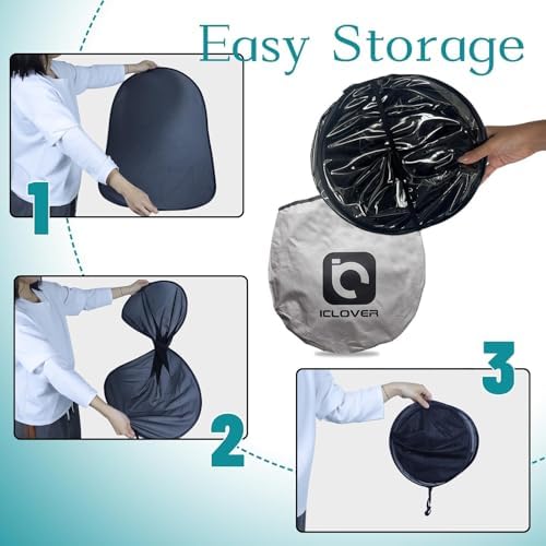 IC ICLOVER Car Sun Shade for Back Window, Rear Window Shade, Static Cling - Image 6