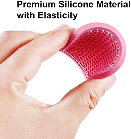 4PCS Bling Coaster, 2.75 Inch Auto Car Cup Holder Insert Coasters Silicone - Image 4