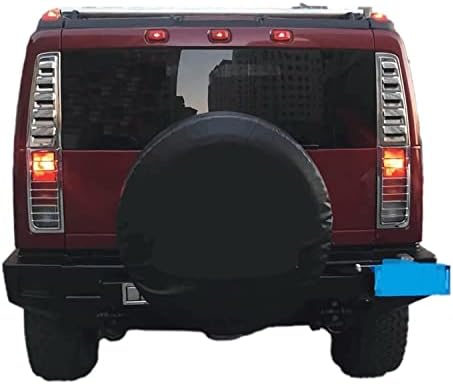 Spare Tire Wheel Cover PU Leather Black - Image 7