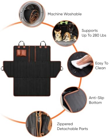 Owleys SUV Cargo Liner for Dogs, Waterproof Trunk Cover, 102 x 61 in - Image 5