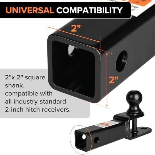 ATV/UTV Trailer Hitch, Towing Ball Mounts - Image 4