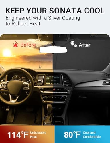 Proadsy Custom Fit Car Windshield Sun Shade - Image 2
