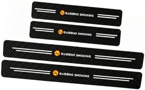 4PCS Car Door Sill Protector, Anti-Scratch Leather Guards - Image 4