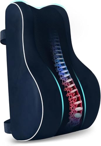 CloudBliss XL Lumbar Support Pillow, Memory Foam by CloudBliss