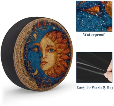 Moon Spare Tire Cover Waterproof Dust-Proof Spare Wheel Covers - Image 4