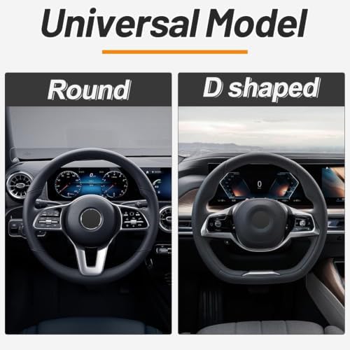 KAFEEK Elastic Stretch Steering Wheel Cover, Universal 15 Inch - Image 4