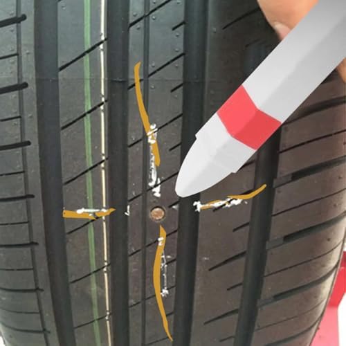 IMIKEYA 2Pcs Tire Marking Crayon Yellow - Image 3