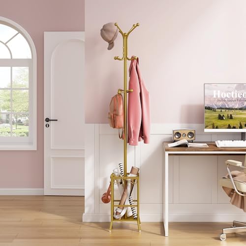 Hoctieon Coat Rack Freestanding, Coat Tree - Image 6