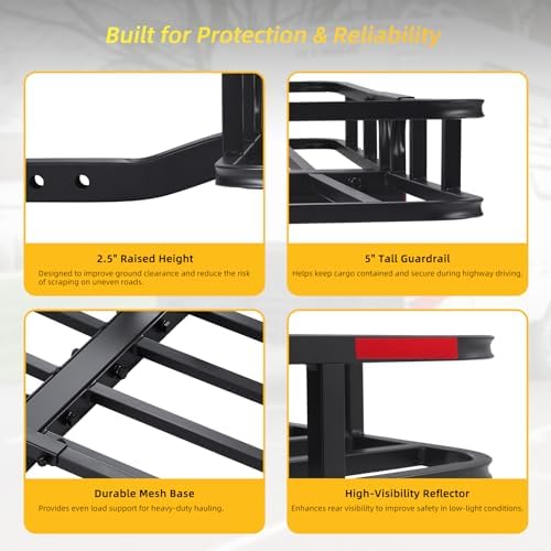 Hitch Cargo Carrier, 500 Lbs Capacity - Image 6