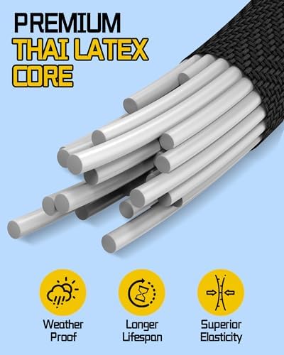 Lucky Straps 36" Black Adjustable Carabiner Bungee Cords - Image 6