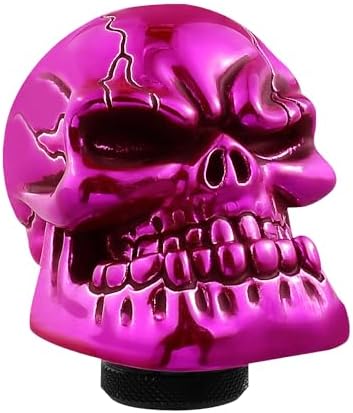 Skull Shift Knob Cars Truck Gear Shifter Stick Handle SUV Purple - Image 6