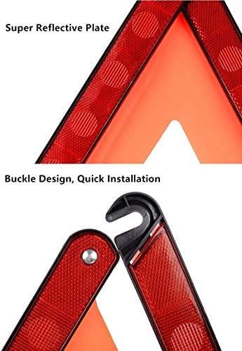 aikko Safety Triangle, 3 Pack Emergency Road Warning Reflector - Image 3