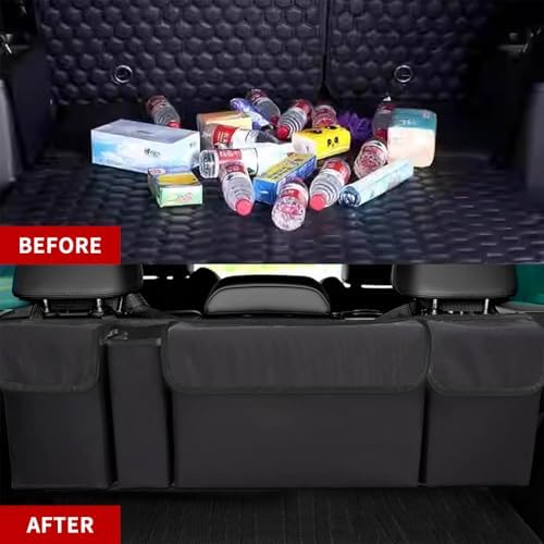 Car Trunk Organizer, Backseat Hanging Large Storage - Image 3