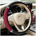 Bling Car Steering Wheel Cover, Crystal Rhinestones Vehicle Steering Guard Wrap by Unknown
