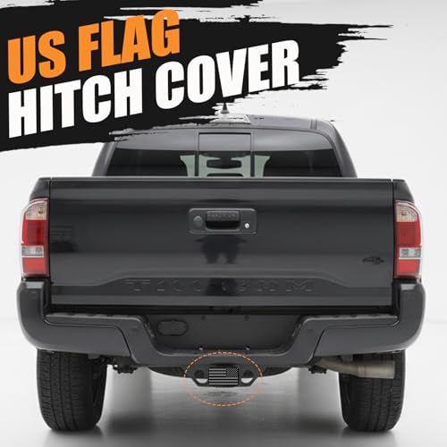 American Flag Reverse Trailer Hitch Cover 2 Inch - Image 2