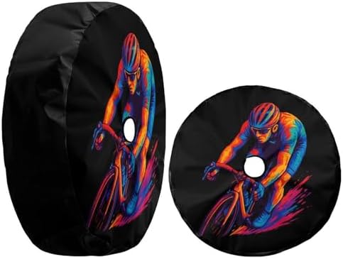 Montain Bycicle Rider Bike Spare Tire Cover - Image 3