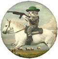 White Horse Cat Hunting Universal Spare Tire Cover, 16 Inch, Cute Waterproof by Unknown