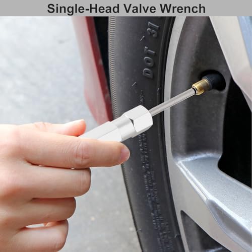 Valve Core Removal Tool, Schrader Valve Stem Removal Tools Stem Puller - Image 5