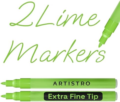 ARTISTRO Light Green Acrylic Paint Markers by ARTISTRO