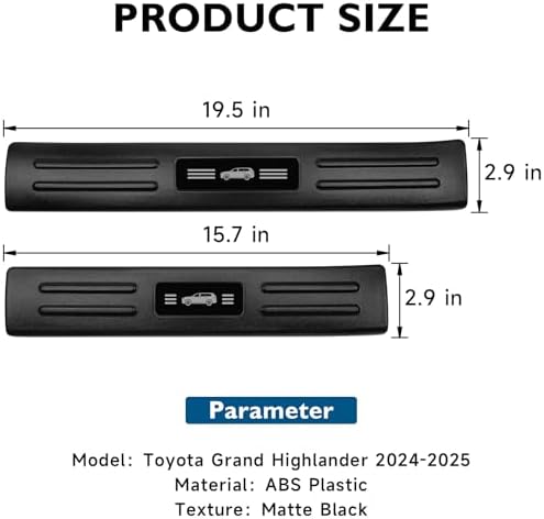 BIBLOZ ABS Material Door Sill Protector Compatible - Image 3
