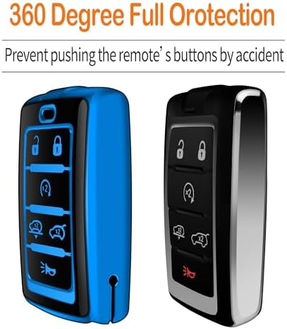for Jeep Key Fob Cover with Keychain Soft Full Protection Key Shell Compatible - Image 4