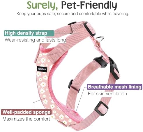 VavoPaw Dog Seat Belt, Safety Vest Dog Car Harness - Image 2