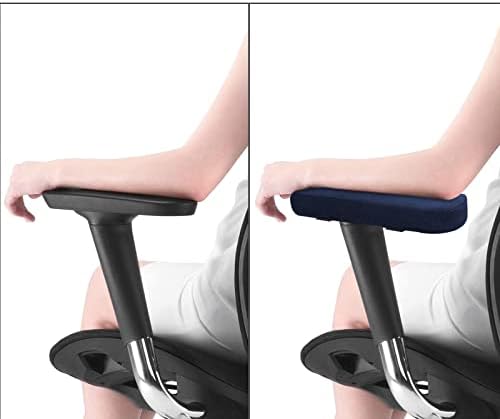 MOSISO Chair Armrest Pads, Home/Office Chair Arm Rest Covers, Purplish Blue - Image 4