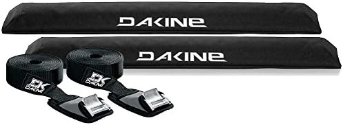 Dakine 28" Aero Long Black Surfboard/SUP/Kayak Roof Car SUV Rack Pad Set by Dakine