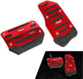 2 PCS Car Non-slip Pedal Pads Set, Alloy Brake Pedal Protectors, Accelerator by Unknown