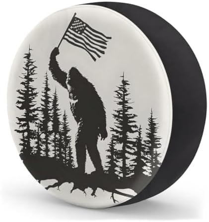 Bigfoot Spare Tire Cover 14in Spare Wheel Covers Tire Storage Cover - Image 2
