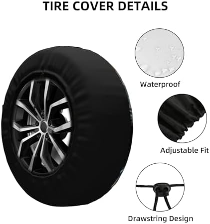 Funny Raccoon Spare Tire Cover Raccoon Wheel Protector - Image 3