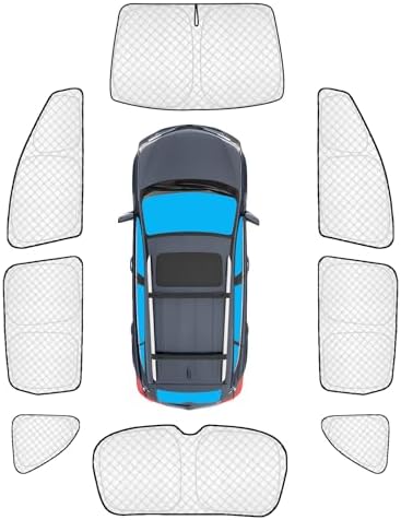 KMF 8pcs Thicken Sun Shades for Honda CR-V 2017-2022 Accessories, CRV Sunshade by KMF
