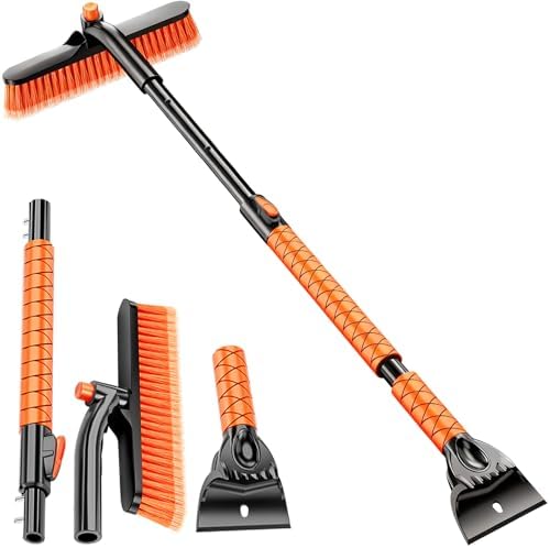 Showvigor Extendable Snow Brush and Ice Scraper by Showvigorismorethanjustabranditsalifestyle