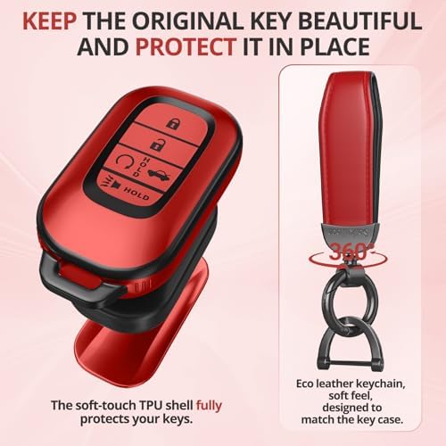 for Honda Key Fob Cover Accessories- Matte TPU Key Fob Cover - Image 3