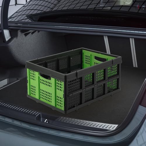 Collapsible Plastic Storage Crate, Stackable - Image 6