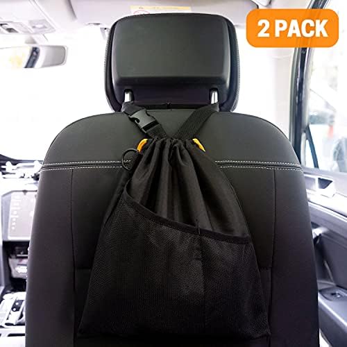 GNEGNI 2PCS Hanging Car Garbage Can - Image 2