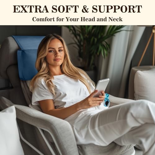 Recliner Headrest Pillow, Adjustable Comfort Neck & Head Support Pillow - Image 2