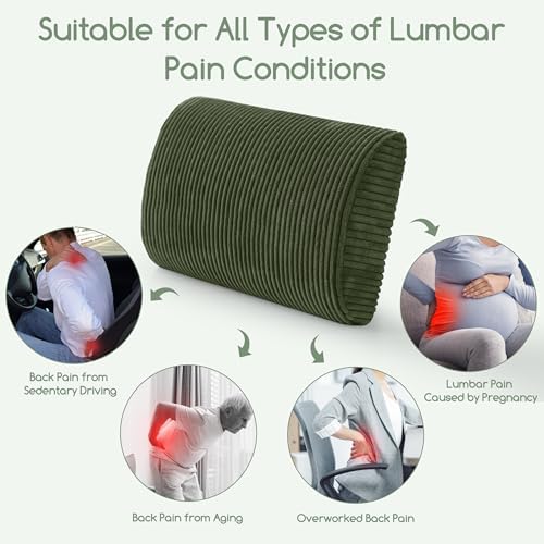 Lumbar Support Pillow for Recliner Chair/Accent Chair/Couch, Large Memory Foam - Image 6