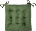 OVOV 1 Pack Chair Cushions for Dining Chairs 15.5"x15.5" Green by OVOV