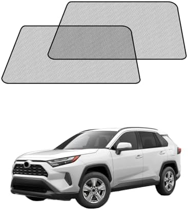 Car Window Shades for Toyota RAV4, UV & Heat Blocker, Privacy Protection for by Unknown