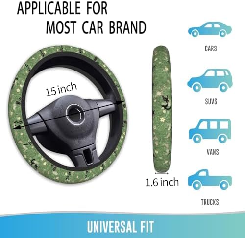 Steering Wheel Cover 15 Inch Breathable Anti Slip - Image 4
