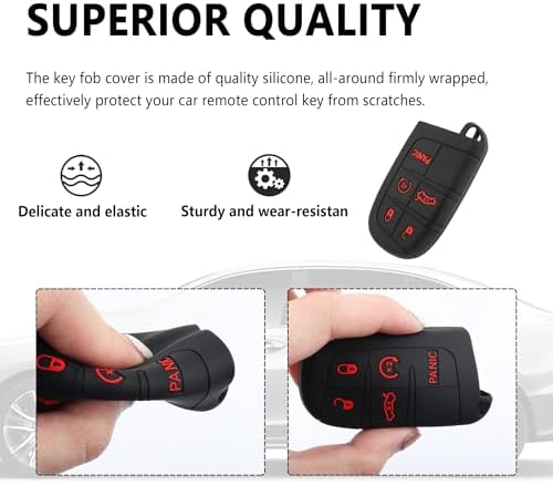 5 Buttons Key Fob Cover, Key Fob Replacement - Image 3