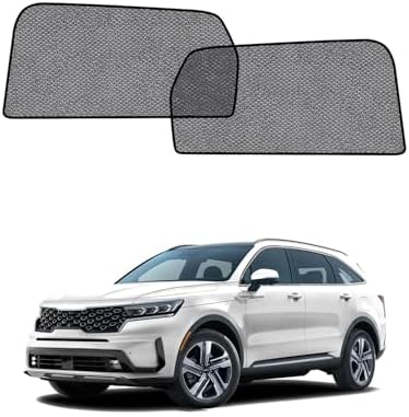 Car Window Shade for Kia Sorento 2021-2023, 2 Pack UV & Glare Protection by Unknown