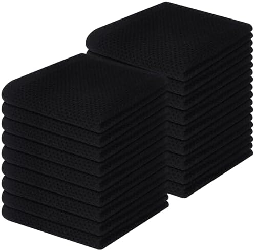 Homaxy 100% Cotton Waffle Weave Kitchen Dish Cloths 18-Pack by Homaxy