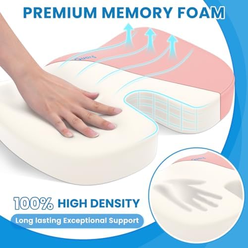 TushGuard Seat Cushion for Office Chair, Memory Foam Chair Cushion - Image 3