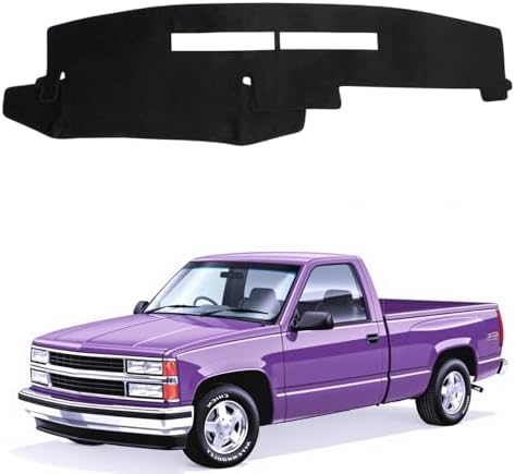 Dashboard Mat Cover for Chevy Chevrolet Silverado/GMC Sierra C1500 C2500 C3500 by BOLTRY