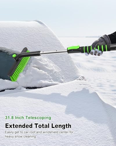 SEAAES Ice Scraper with Snow Brush - Image 4